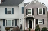Vinyl Siding Replacement & Portocal Front Porch in Union, NJ