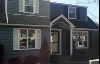 Vinyl Siding Replacement & Portocal Front Porch in Rockaway, NJ