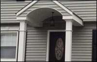Vinyl Siding Replacement and Portocal Front Porch in Teaneck, NJ